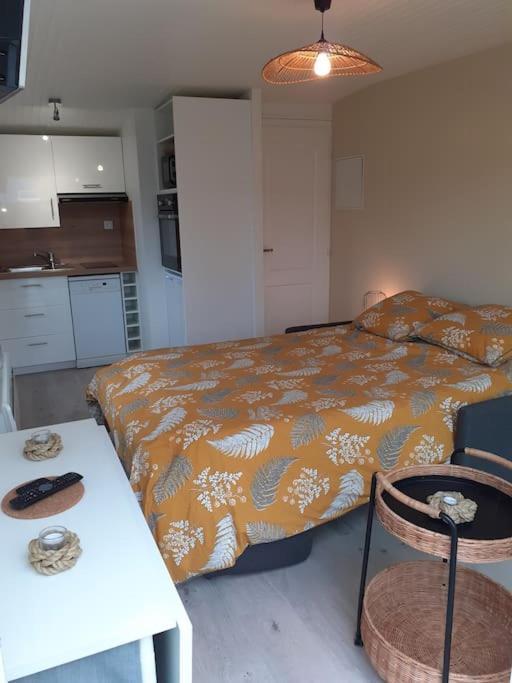 Studio Canape Convertible 2 Pers Avec Jardin Et Parking Clos Merlimont-Plage Buitenkant foto
